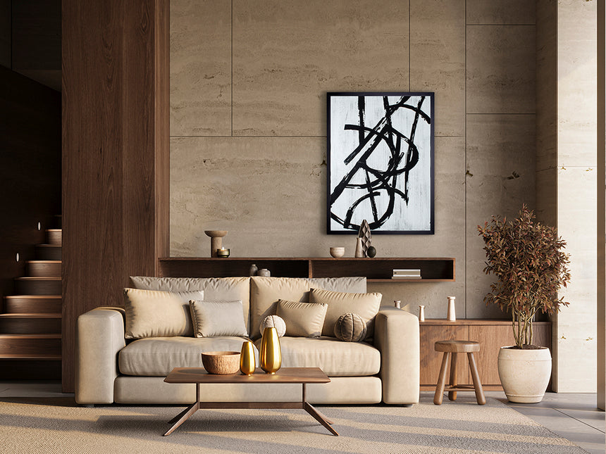 Schuller Graphos blanco Cuadro 75x100 500821