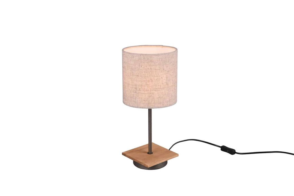 Trio Elmau Antique nickel metal table lamp 502100130