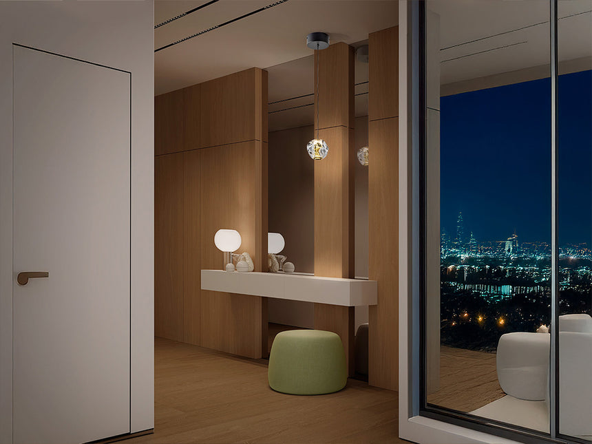 Schuller Zaria 1-Light Pendant Ceiling Lamp, Gold and Black, 502160