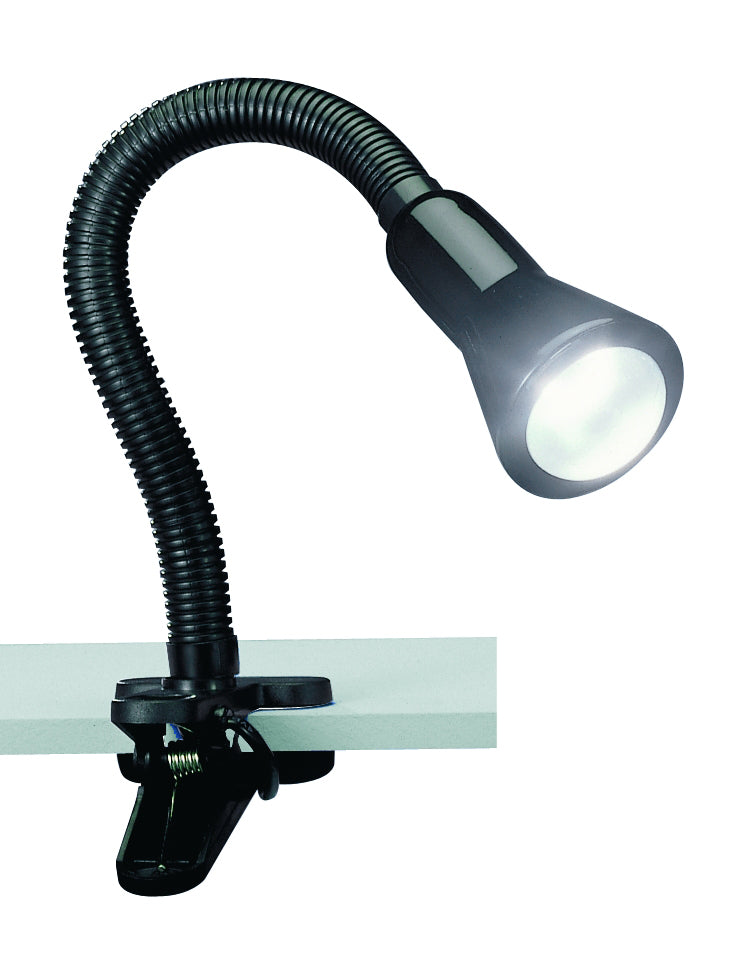 Plafón de techo Trio Flexo LED negro 3000K 8,2cm 5028010-02