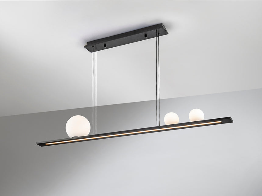 Lámpara de techo colgante bolas Schuller Mila negro y blanco 3000K 504324 - imagen 4