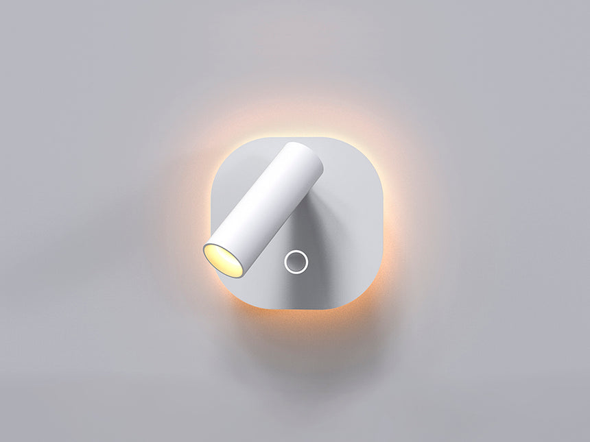 Lámpara aplique de pared con luz de lectura Schuller Biblos LED blanco CCT 504621 - imagen 4