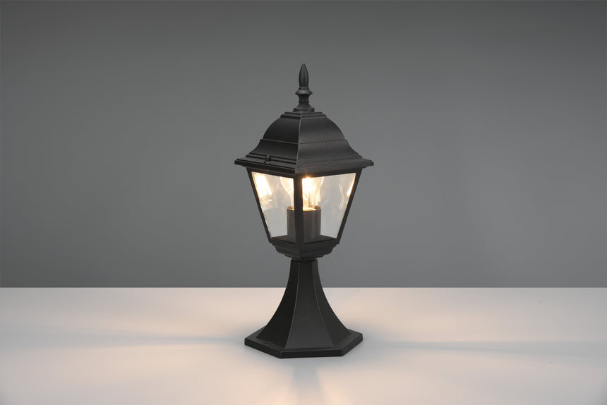 Baliza de exterior Trio Livenza LED negro mate 2700K IP44 39,5cm 505760132