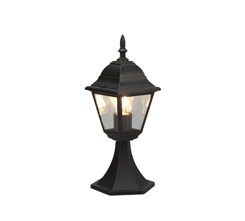 Baliza de exterior Trio Livenza negro mate IP44 39,5cm 505760132