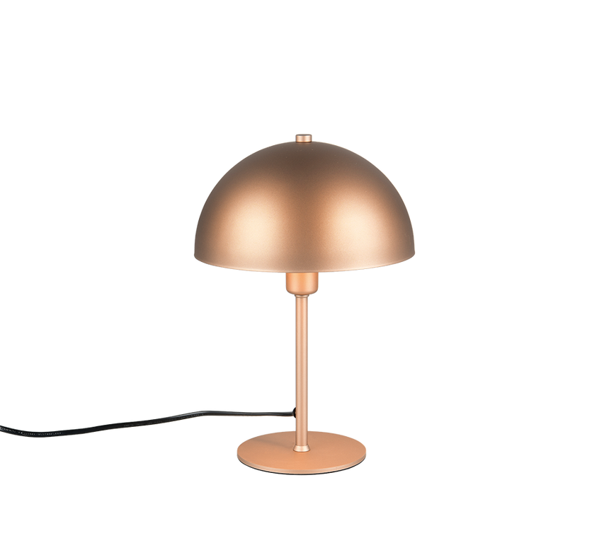 Lámpara de sobremesa Trio Nola marrón café 30,5cm 506200165