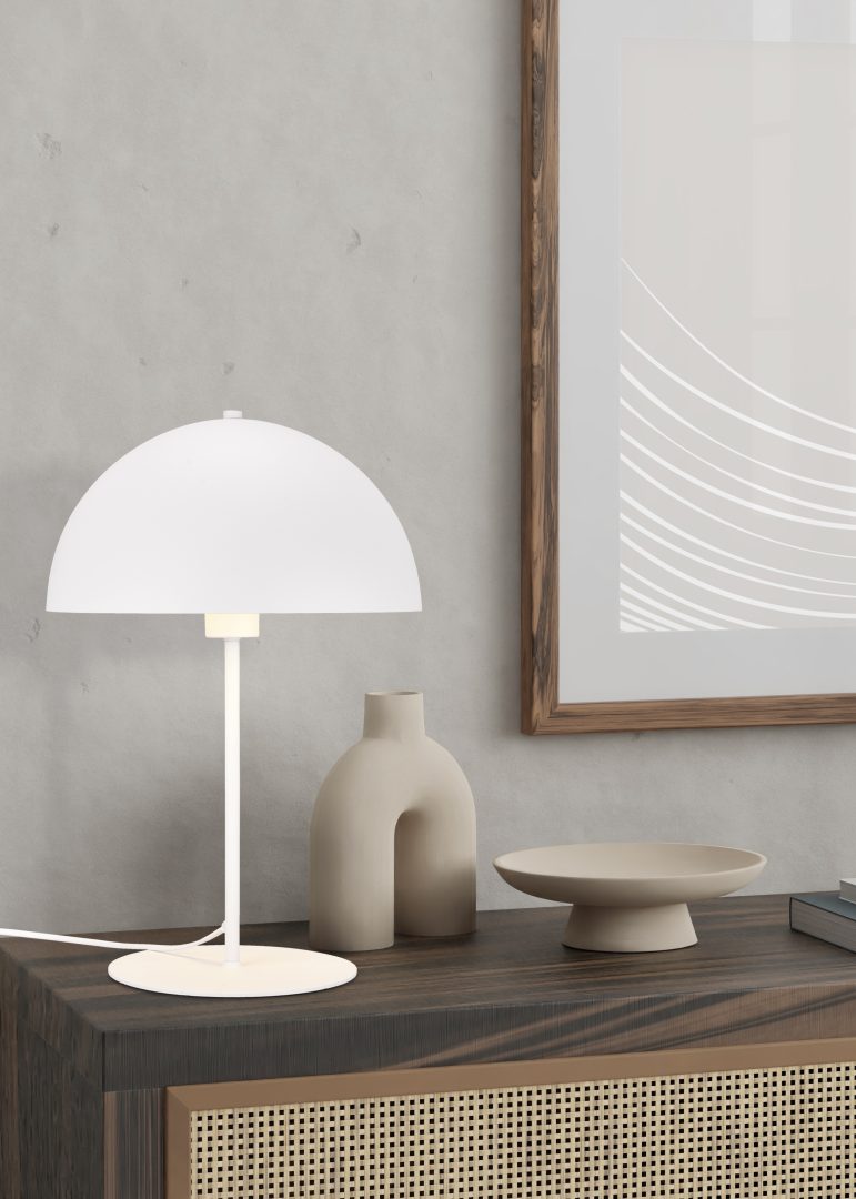 Trio Nola Table Lamp Metal White Mat 506290131