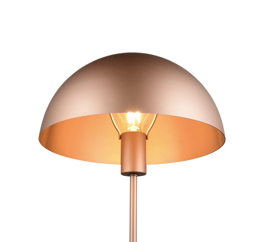 Lámpara de sobremesa Trio Nola marrón café 45cm 506290165 - vista 2