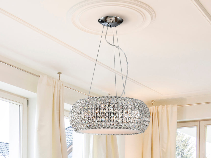 Schuller Diamond 507514 Colgante Cromo y transparente