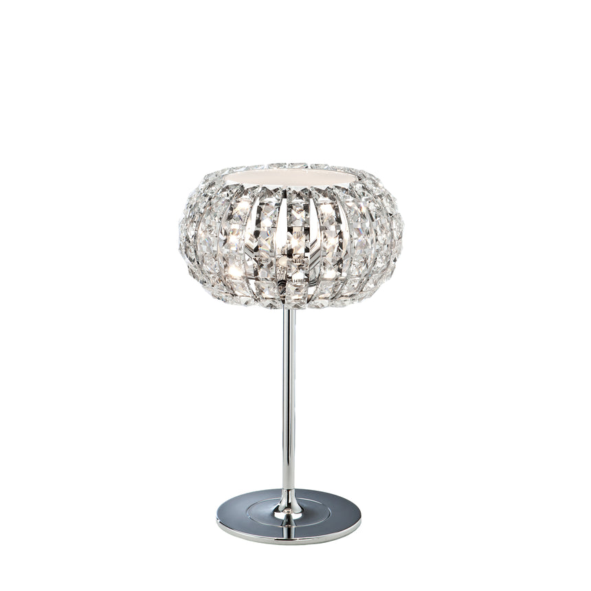 Schuller Diamond Chrome and transparent table lamps 508424