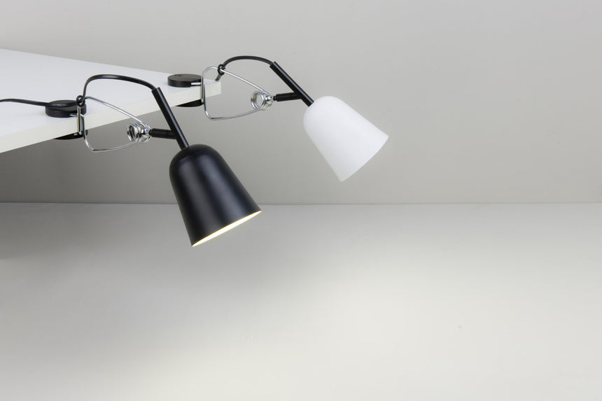 Faro STUDIO Black and cream clamp lamp 51133