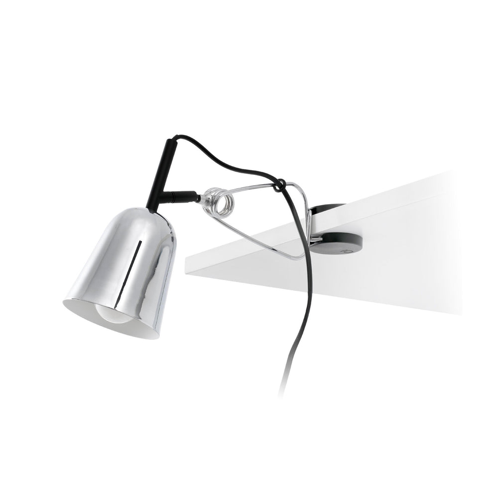Faro STUDIO Chrome and white clamp lamp 51134