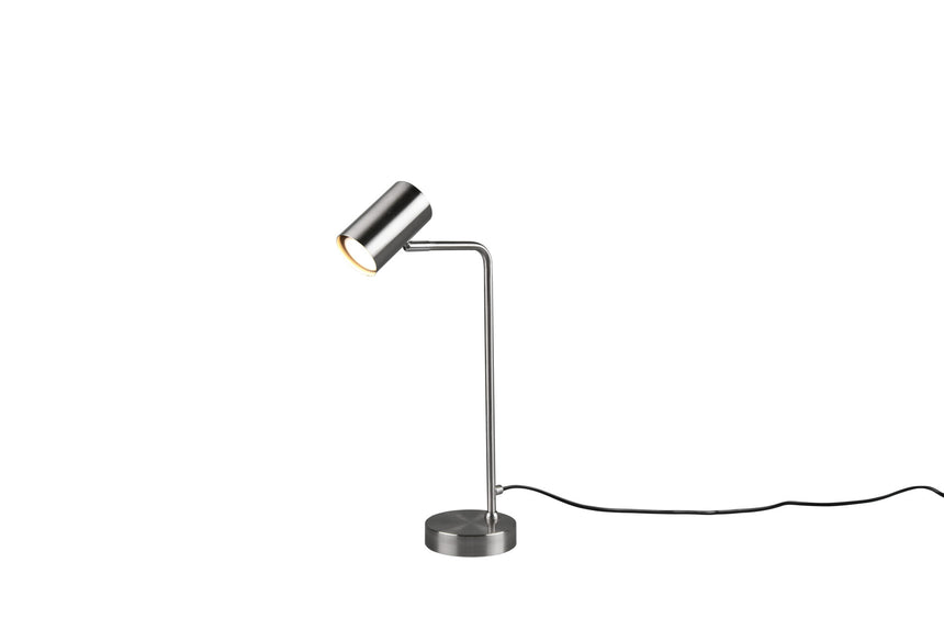 Lámpara de sobremesa Trio Marley níquel mate 45cm 512400107