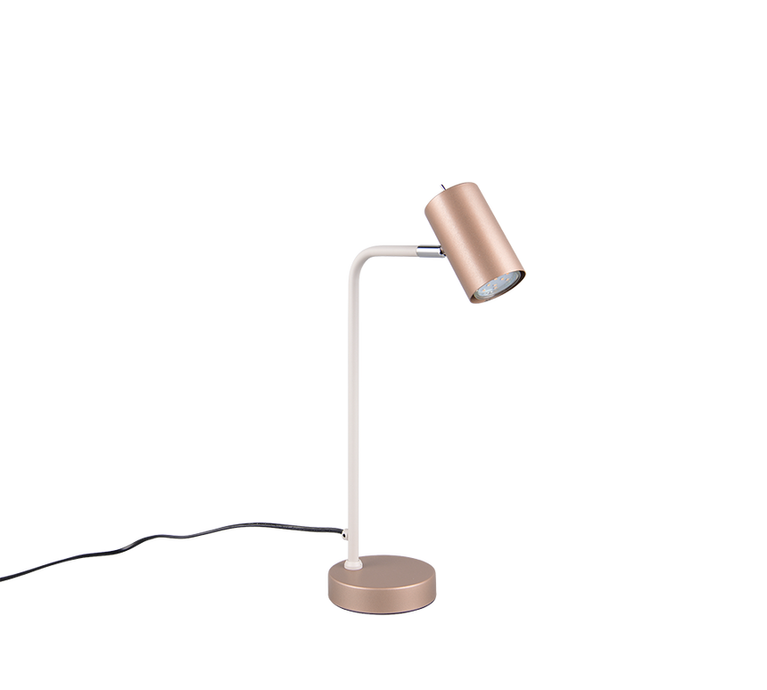 Lámpara de sobremesa Trio Marley LED marrón café 3000K 45cm 512400165