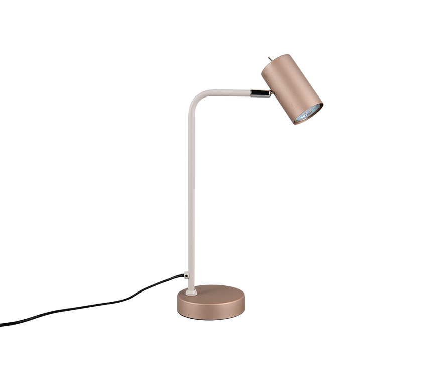 Lámpara de sobremesa Trio Marley LED marrón café 3000K 45cm 512400165