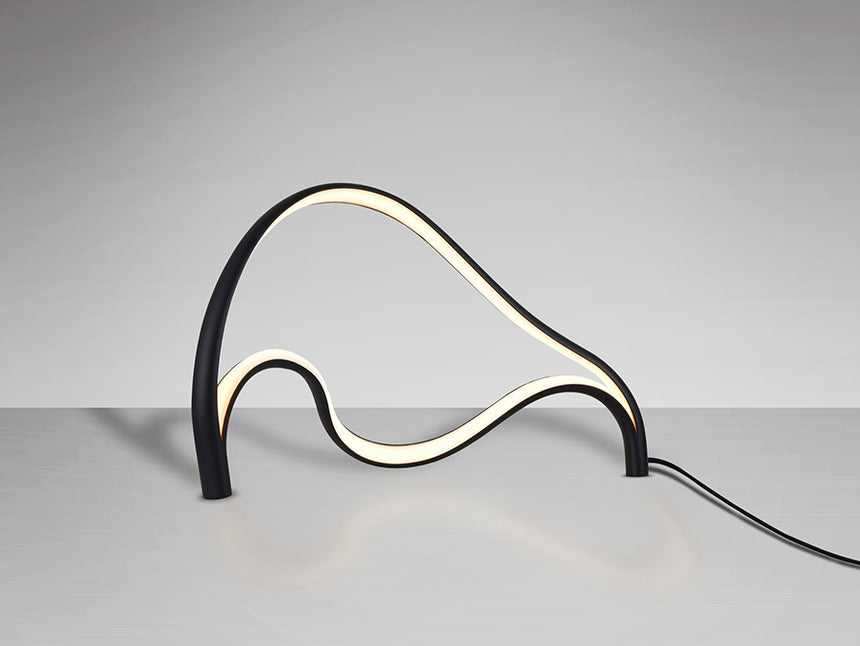 Lámpara de sobremesa Schuller Danza LED negro 3000K 24cm 513245 - imagen 4