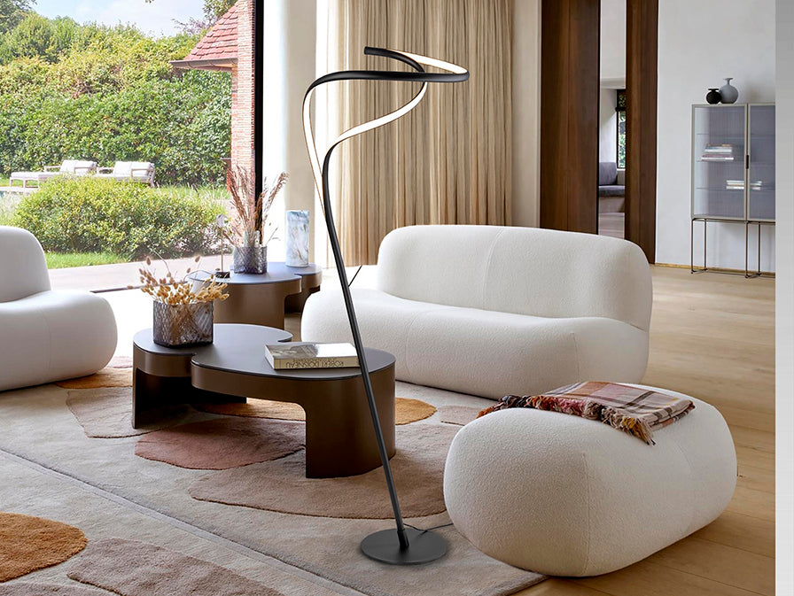 Schuller Danza Dimmable LED Floor Lamp Black 513481