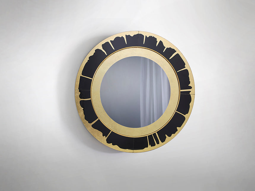 Schuller Ocaso Espejo pan de oro negro D90 513979