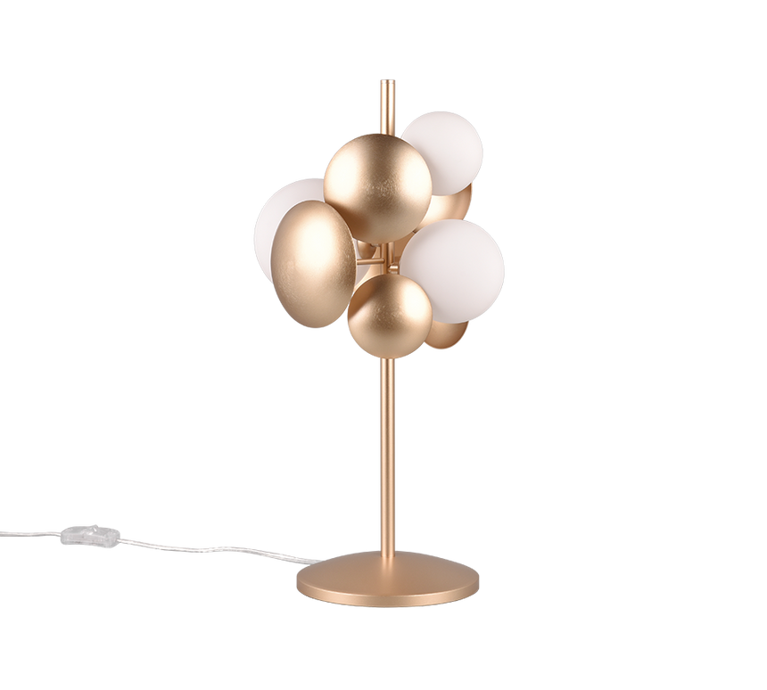 Lámpara de sobremesa Trio Bubble LED gold-colored 3000K 50cm 517400379