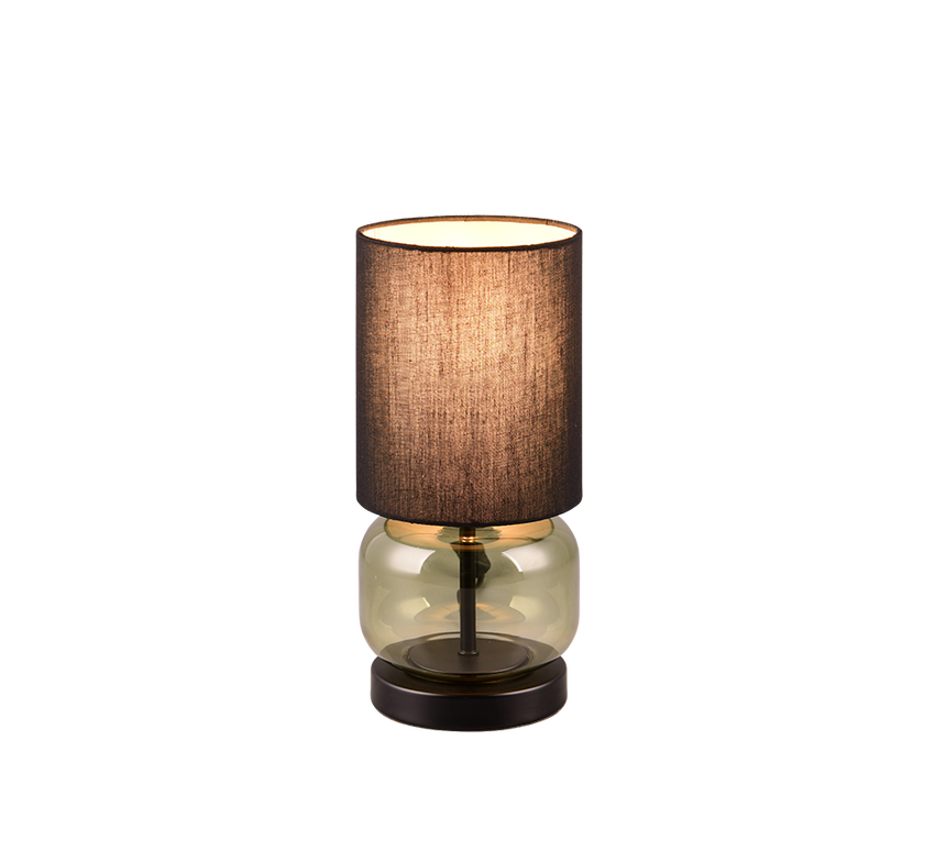 Lámpara de sobremesa Trio Elio negro mate 517800115