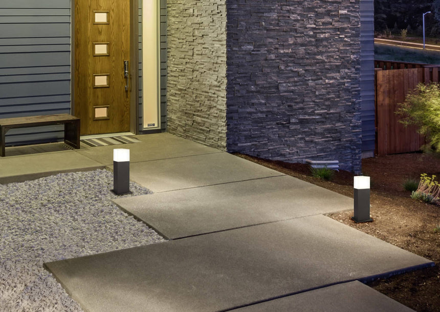 Trio Hudson Baliza LED 3000K IP44 aluminio antracita 520060142