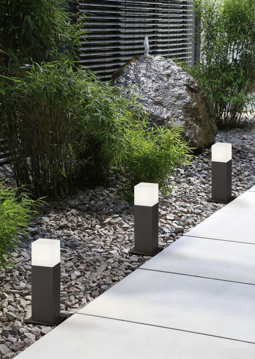 Trio Hudson Baliza LED 3000K IP44 aluminio antracita 520060142