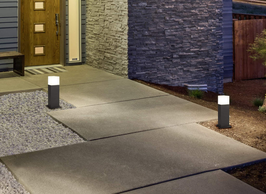 Trio Hudson Baliza LED 3000K IP44 aluminio antracita 520060142