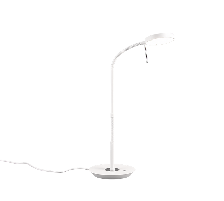 Flexo de sobremesa Trio Monza LED blanco mate 523310131