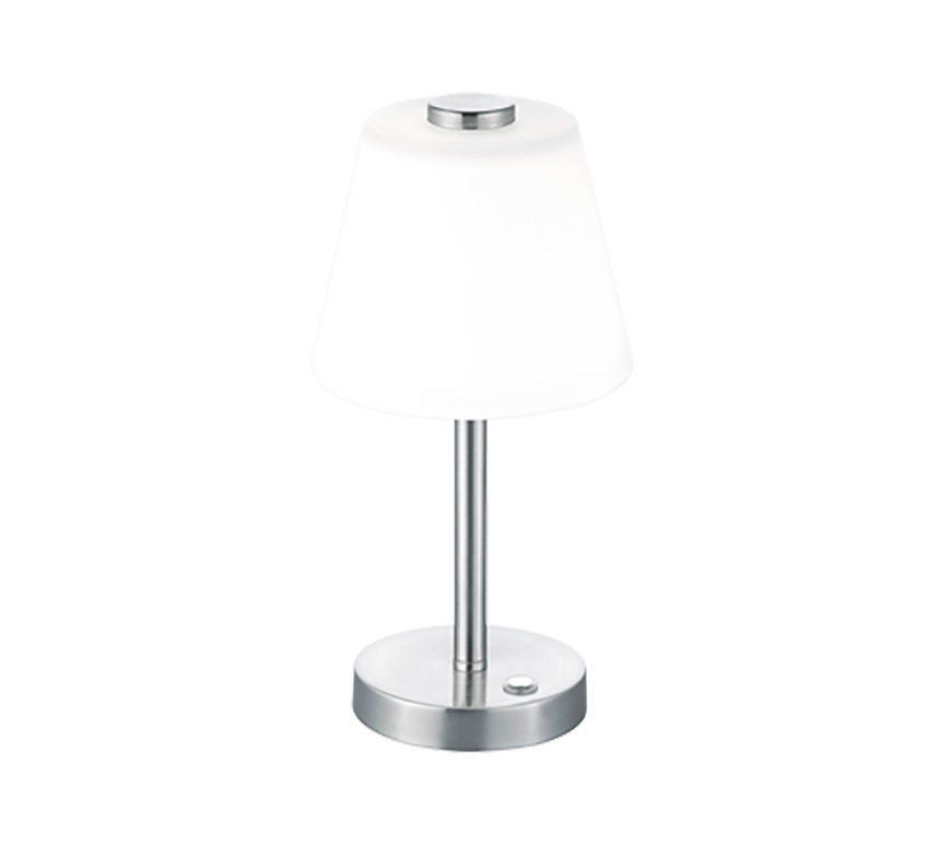 Lámpara de sobremesa Trio Emerald LED níquel mate táctil 3000K 5