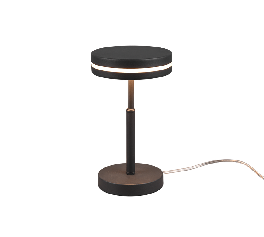 Trio Franklin Anthracite Metal LED Table Lamp 526510142