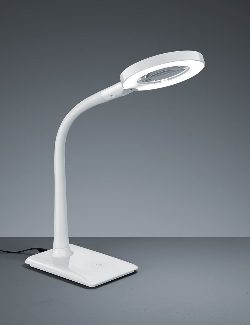 Trio Lupo White Plastic LED Table Lamp 527290101