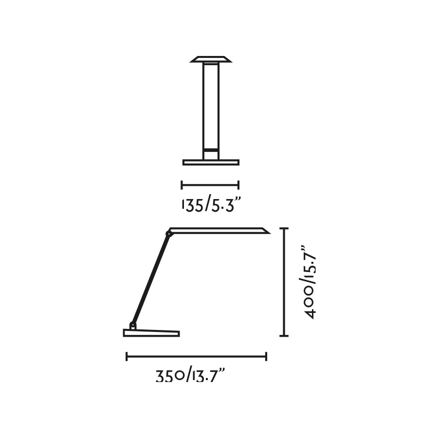 Faro ANOUK White induction charging table lamp 53416