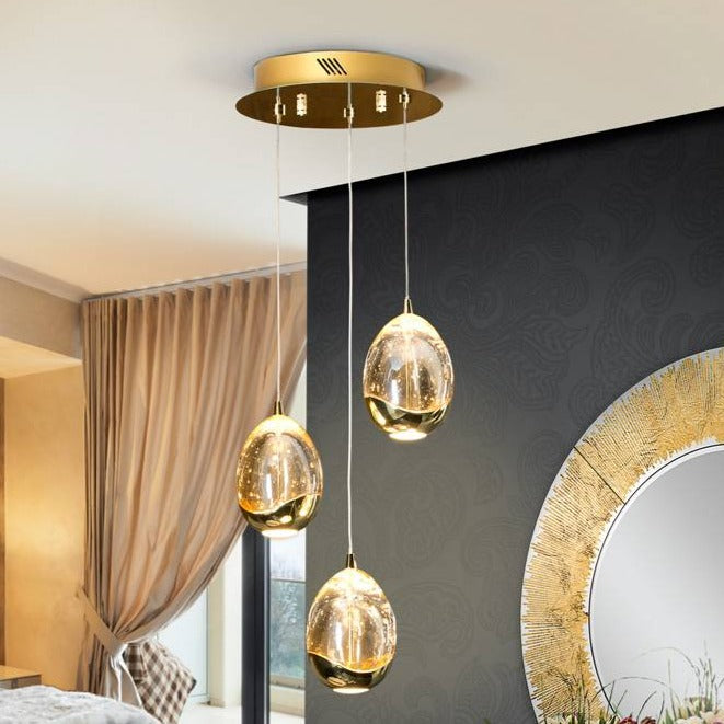 Schuller Rocío Hanging Ceiling Lamp Ø25 3 LED Gold 783741