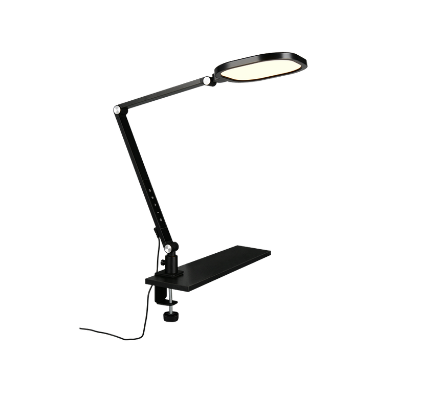 Plafón de techo Trio Servo LED negro mate 18cm 535810132