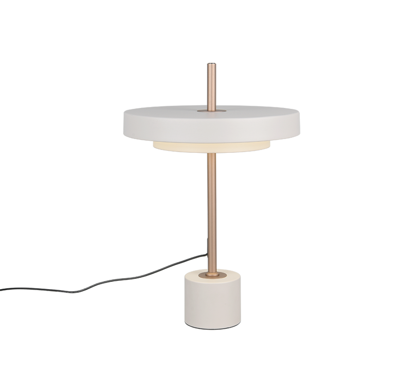 Lámpara de sobremesa Trio Keaton LED gris cálido 45,5cm 540210176