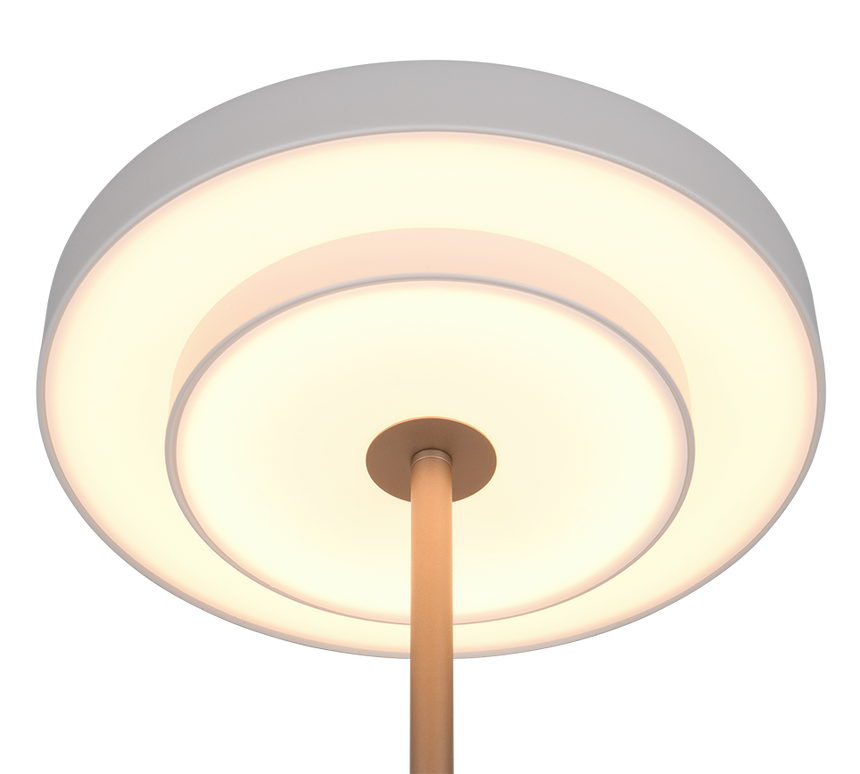 Lámpara de sobremesa Trio Keaton LED gris cálido 45,5cm 540210176