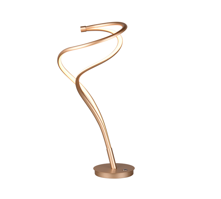 Lámpara de sobremesa Trio Nala LED dorado 56cm 544310179