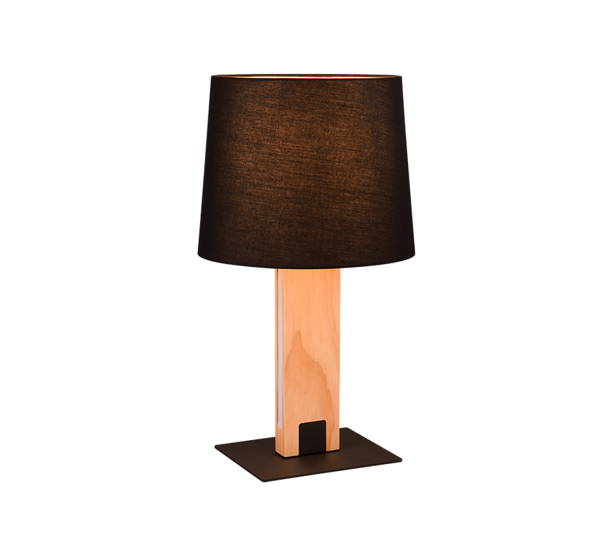 Lámpara de sobremesa Trio Rahul LED negro mate táctil 2700K 50cm 547610232