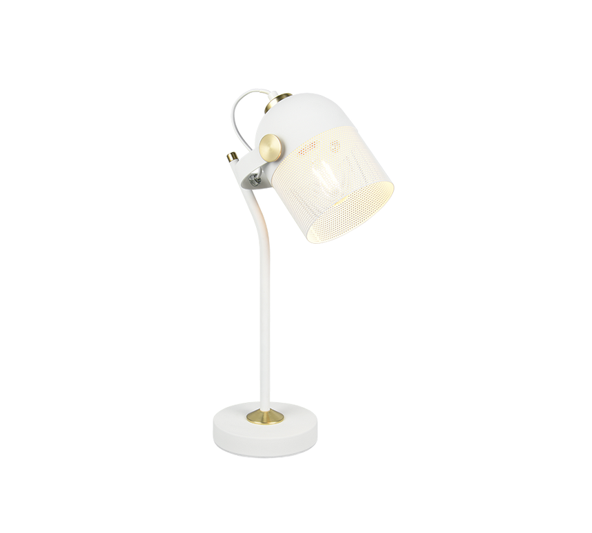 Lámpara de sobremesa Trio Mixa LED blanco mate 2700K 45cm 548200131