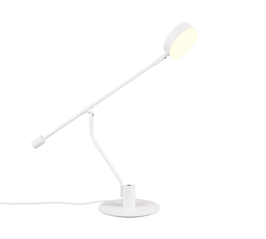 Lámpara de sobremesa Trio Manduro LED blanco mate táctil 64cm 549010131