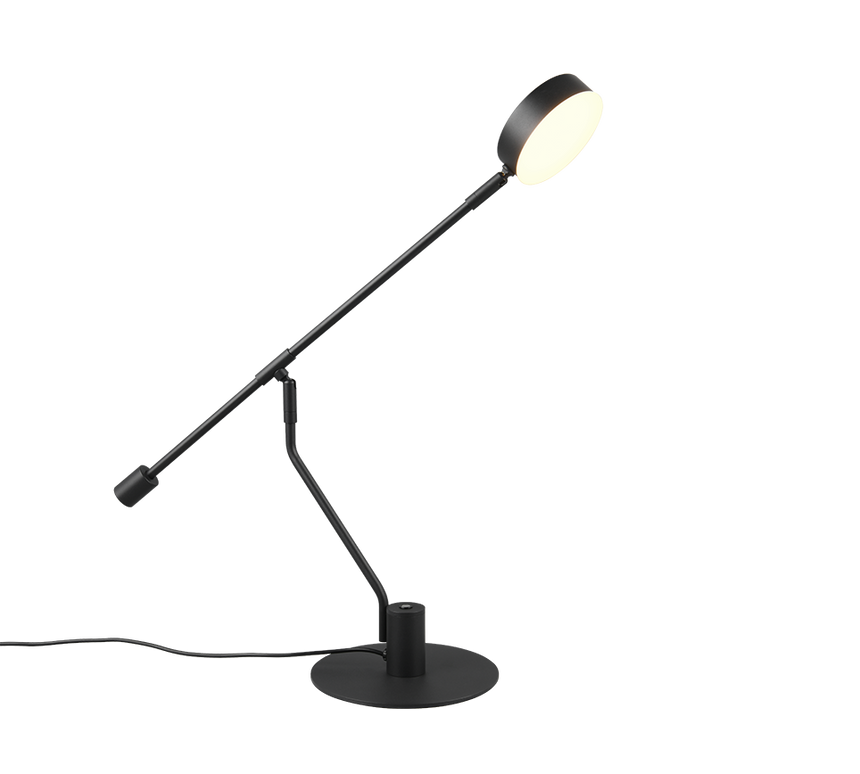 Lámpara de sobremesa Trio Manduro LED negro mate táctil 64cm 549010132