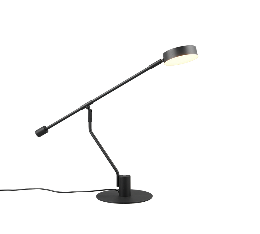 Lámpara de sobremesa Trio Manduro LED negro mate táctil 64cm 549010132