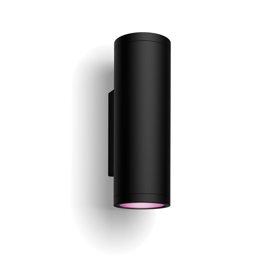 Philips Hue White and Color Ambiance Aplique de pared Appear negro RGBW 16W IP44 1746330P7 - vista alternativa