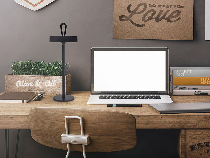 Schuller Gong Sobremesa exterior LED portátil negro 551845