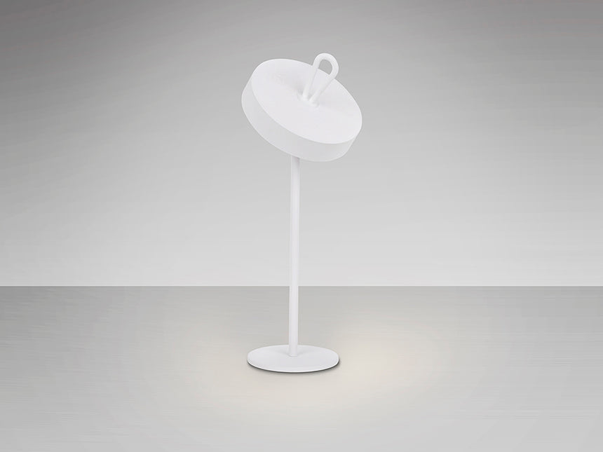 Schuller Gong Sobremesa exterior LED portátil blanco 551869