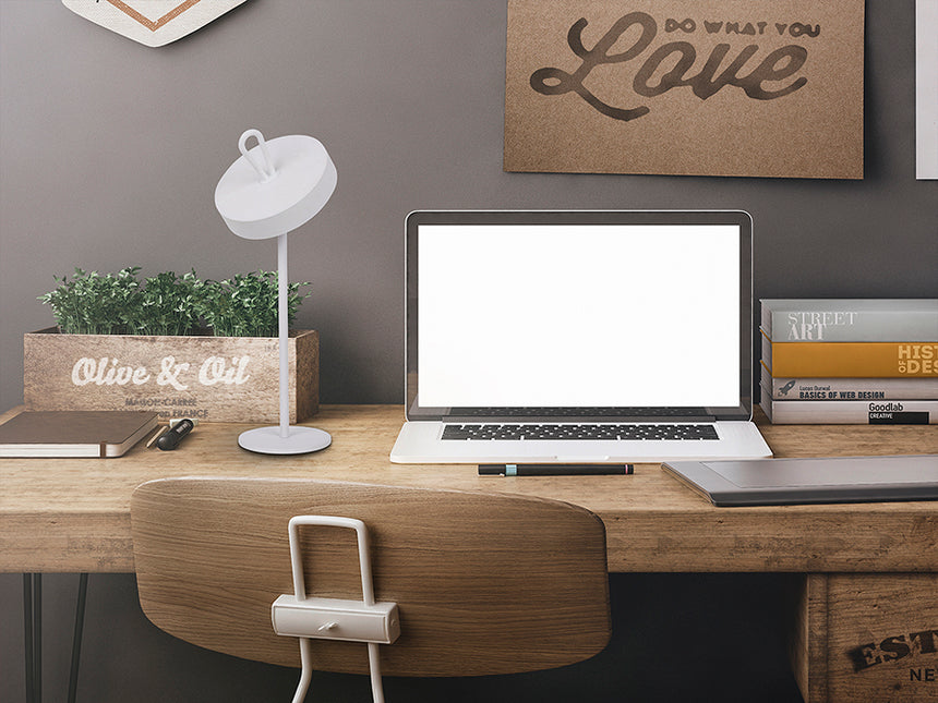 Schuller Gong Sobremesa exterior LED portátil blanco 551869