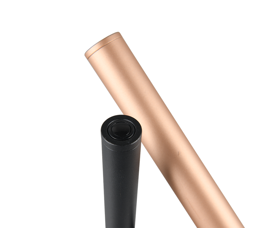 Lámpara de sobremesa Trio Fiato LED negro mate 53cm 552010165