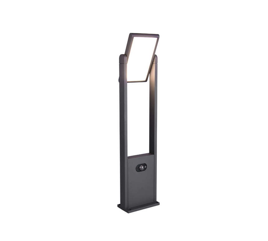 Baliza de exterior Trio Malawi LED antracita solar CCT regulable IP65 61cm 55376