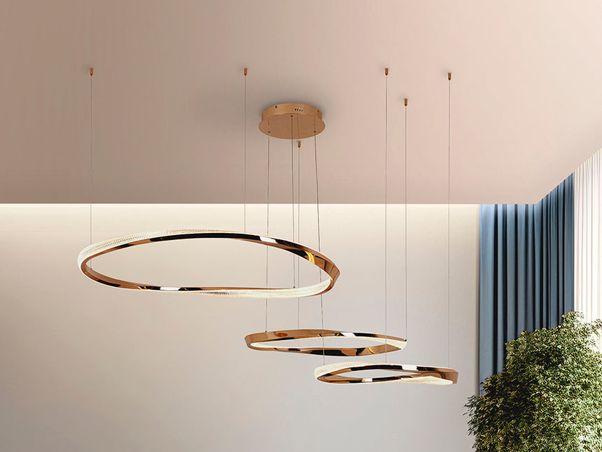 Schuller Orbitas Lamp 3 Rings Gold 554213