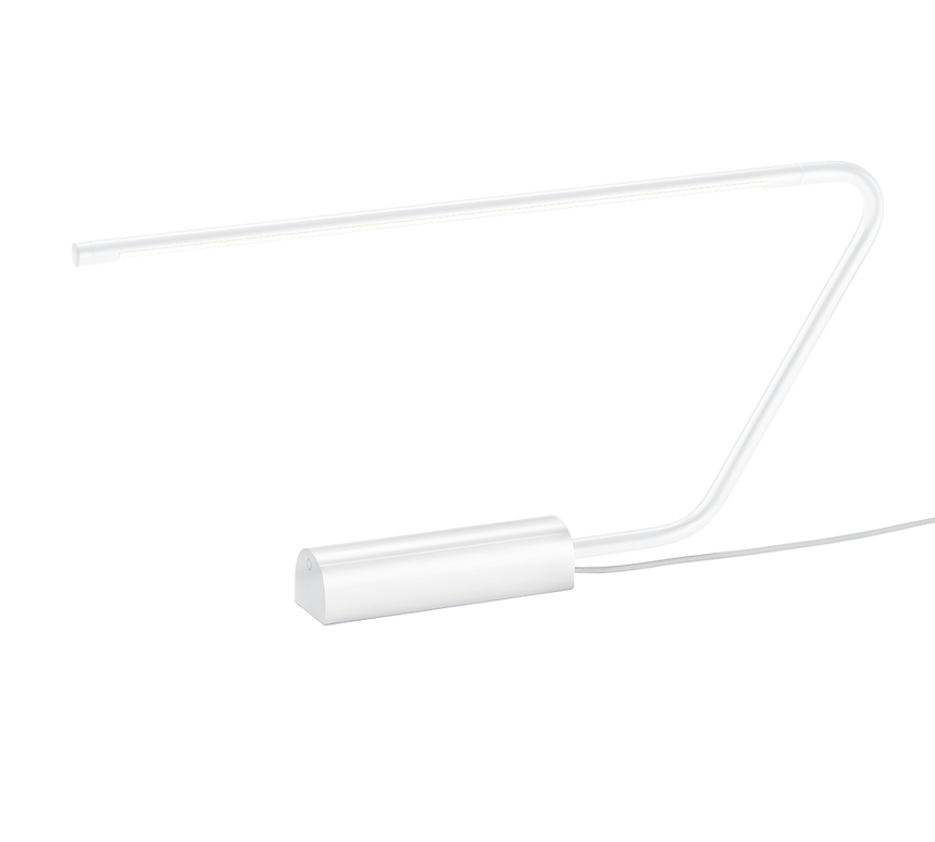 Lámpara de sobremesa Trio Olea LED blanco mate táctil 33cm 554310131
