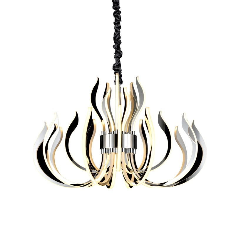 Mantra Versailles Lámpara de techo colgante LED cromo Ø103cm 5560